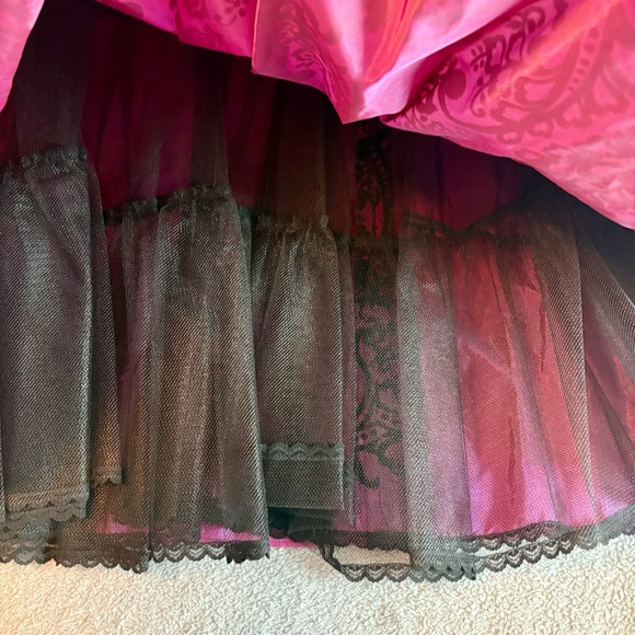 Vintage 80s Scott McClintock Velvet bodice formal dress - Picture 12 of 15